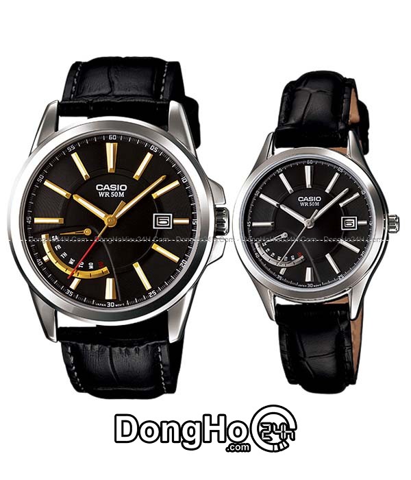 Đồng hồ Đồng hồ Casio MTP+LTP-E102L-1AVDF chính hãng 